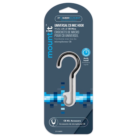 Powercomm Mic Holder EZ Hook Metal 215-56501